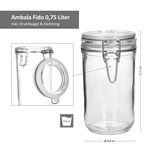 6er Set  Ambala Fido Einmachglas rund 75cl_Bild_4