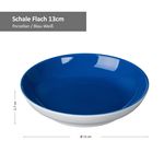 4er Set Schale 13cm flach Indigo-Blau Doppio - Ritzenhoff 64254_Bild_4