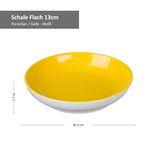 4er Set Schale 13cm flach Gelb Doppio - Ritzenhoff 64308_Bild_4