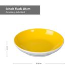 4er Set Schale 10cm flach Gelb Doppio - Ritzenhoff 64292_Bild_4