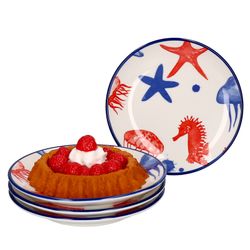 Ritzdenhoff-270150-4erSet-Seestern-mit-Deko.jpg 5cm Seestern Seaside - Ritzenhoff 270150_Bild_1