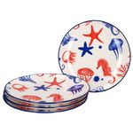 4er Set Dessert- Kuchenteller 20cm Seestern Seaside - Ritzenhoff 270129_Bild_2