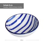 4er Set Schale flach 8cm Streifen Seaside - Ritzenhoff 270273_Bild_4