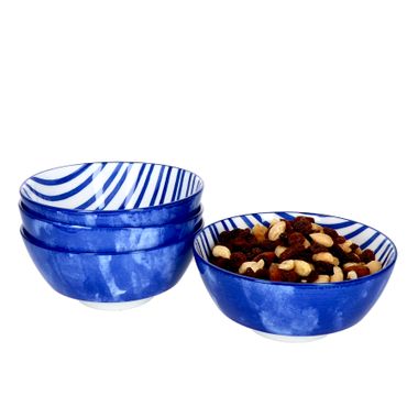 4er Set Schale 14cm Streifen Seaside - Ritzenhoff 270259_Bild_1