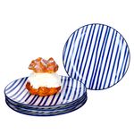 4er Set Dessert- Kuchenteller 20cm Streifen Seaside - Ritzenhoff 270211_Bild_1