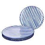 4er Set Speiseteller 27cm Streifen Seaside - Ritzenhoff 270228_Bild_2