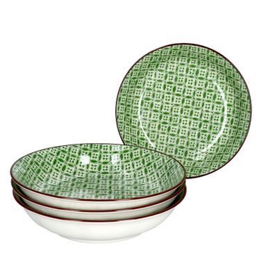 4er Set Suppenteller 20cm Lime Sao - Ritzenhoff 744873 _Bild_1