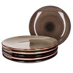 6er Set Essteller flach Grey 27cm_Bild_1