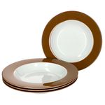 4er Set Suppenteller 22cm Nougat Doppio - Ritzenhoff 545760 _Bild_1