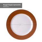 4er Set Speiseteller 27cm Nougat Doppio - Ritzenhoff 545777 _Bild_4