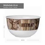 4er Set Schale tief 14cm Heimat Hirsch Chalet - Ritzenhoff 407693 _Bild_4