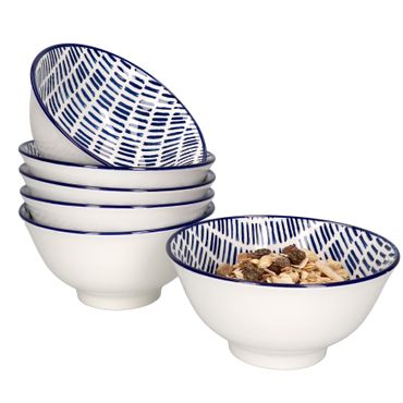 6er Set Müslischale Jail Blau Weiß - 89987_Bild_1