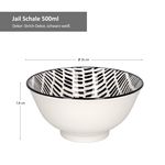 6er Set Müslischale Jail Schwarz Weiß - 89991_Bild_4