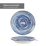 6er Set Dessert- Kuchenteller Rabisco Blau Weiß - 87652_Bild_3