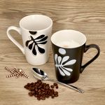 2er Set Kaffeebecher Matty 250ml schwarz & weiß - 2016732_Bild_4
