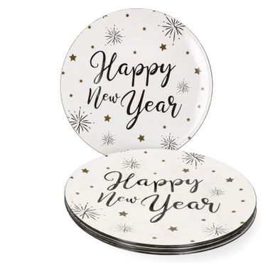 6er Set Platzteller Sylvie 33cm weiß Kunststoff - 2005642_Bild_1