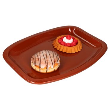 Servierplatte Ton 35x26cm - 99525_Bild_1