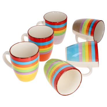 6er Set Kaffeebecher Ibiza Rainbow Summer - 24326544_Bild_1