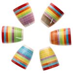 6er Set Kaffeebecher ohne Henkel Ibiza Rainbow Summer - 24326548_Bild_1