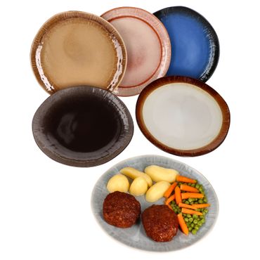 6er Set Speiseteller 27cm Earth - 24301910_Bild_1