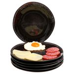 6er Set Speiseteller Zakynthos Reactive Glaze Schwarz - 24327312_Bild_1