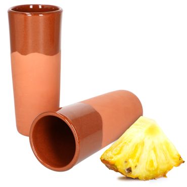 2er Set Tonbecher 330ml teilglasiert - 12968_Bild_1