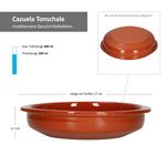 6er Set Cazuela Tonschale Bernd mit Griffen 16 cm M - 99508_Bild_4