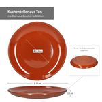 4er Set Ton-Kuchenteller 23cm - 99530_Bild_3
