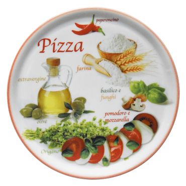Pizzateller Napoli Pizzafoods rot 33cm - 04018#ZP2_Bild_1