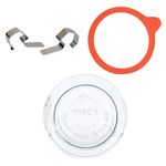 Palermo Karaffe 1 Liter + Weck-Glasdeckel + Einkochring + Klammern - 806076_Bild_6