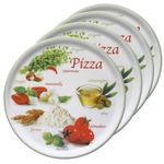 4er Set Pizzateller Napoli Pizzafoods grün 33cm - 04018#ZP1_Bild_2