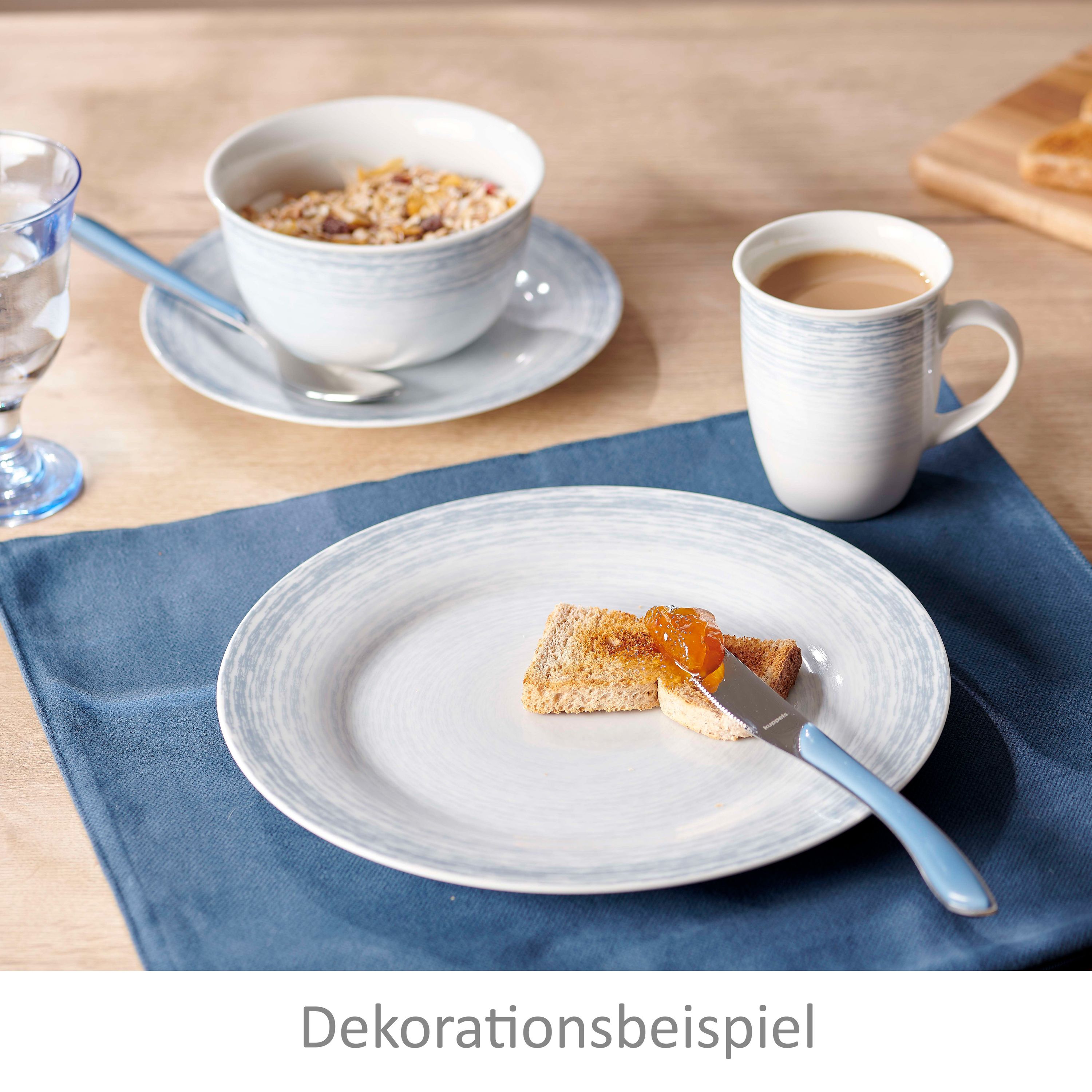 Ritzenhoff & Breker Nordic Kuchenteller 4-er Set Hellblau I Dessert-Teller 20,5 cm I Teller-Service für 4 Personen I hochwertiges Marken-Porzellan mikrowellengeeignet & spülmaschinengeeignet Ritzenhoff & Breker Nordic Kuchenteller 4-er Set Hellblau I Dessert-Teller 20,5 cm I Teller-Service für 4 Personen I hochwertiges Marken-Porzellan mikrowellengeeignet & spülmaschinengeeignet