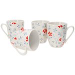 4er Set Kaffeebecher Blume Blau Julia 330ml Ritzenhoff & Breker - 404180_Bild_1