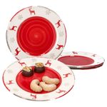 4er Set Dessert- Kuchenteller Rentier Unik Ø21cm - 23105782_Bild_1