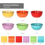 6er Set Snack-/Dipschale Uni bunt 12cm - 24326734_Bild_3