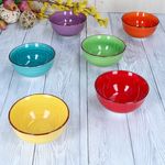 6er Set Snack-/Dipschale Uni bunt 12cm - 24326734_Bild_6