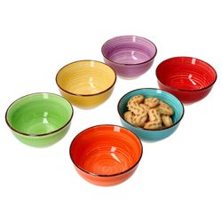 01-24326734-HIT-Uni-bunt-Schaelchen-12cm-6er-Set-Deko-01.jpg 6er Set Snack-/Dipschale Uni bunt 12cm - 24326734_Bild_1