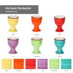 6er Set Eierbecher Uni bunt - 24326740_Bild_3