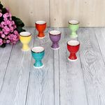 6er Set Eierbecher Uni bunt - 24326740_Bild_6