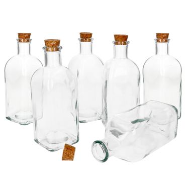 6er Set Vivalto Flasche 500ml Korkverschluss 79886_Bild_1