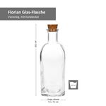 6er Set Vivalto Flasche 500ml Korkverschluss 79886_Bild_5