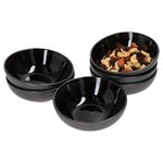 6er Set Snack- & Dipschale Reactive Glaze Grey Black 12x4cm - 24321863_Bild_1