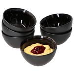 6er Set Pudding-Schale Reactive Glaze Grey Black 6cm - 24321862_Bild_1