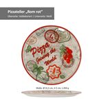 2er Set Pizzateller Charme Red - Rom rot - 31cm - 04019#ZCHAR_Bild_5