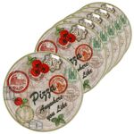 6er Set Pizzateller Charme Green - Moskau grün - 31cm - 04019#ZCHAV_Bild_5