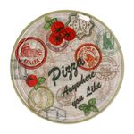 4er Set Pizzateller Charme Red + Charme grün - Rom rot + Moskau grün - 31cm - 04019#ZCHAR + 04019#ZCHAV_Bild_2