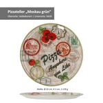 6er Set Pizzateller Charme Green - Moskau grün - 33cm - 04018#ZCHAV_Bild_4