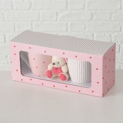 2013639-Verpackungsbild-3.jpg 3tlg. Boltze Illum Nina Kaffeebecher rosa mit Schlüsselanhänger - 2013639_Bild_6