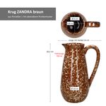 B. F. Krug Zandra braun mit weißen Punkten aus Porzellan - 2015292_Bild_6