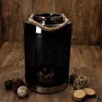 B. Windlicht Reyla groß schwarz & Chrome - 2019903_Bild_4